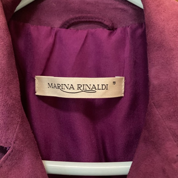 Perfectly Purple Suede Dress Coat - Picture 2 of 8